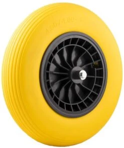 Merkloos Kruiwagenwiel Anti Lek - 4.80/4.00-8 - Massief PU Band - Lekvrij Wiel Met 130mm As - Kruiwagenband 4.80/400 Voor Kruiwagen -Tuingereedschap Winkel 1007x1200