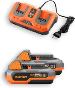 FUXTEC Grasmaaier Accu 40V (2x 20V) - Set Met Batterij (2x 2Ah) En Lader (2.4A Dubbellader) -Tuingereedschap Winkel 1022x1200 1