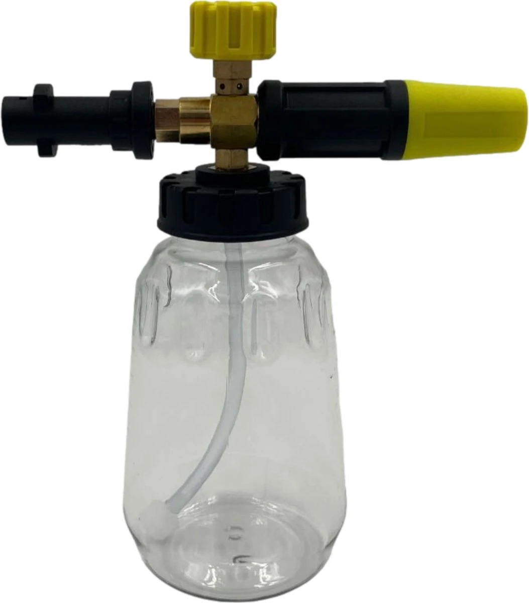 Jatso® Foam Cannon - Snow Foam - Foam Gun - Schuimlans - Foam Gun Auto - Foam Lance - Schuimsproeier - Snow Foam Cannon - Past Op Karcher K1 T/m K7 - Messing - Afneembaar Pistool 2 Jatso® Foam Cannon - Snow Foam - Foam Gun - Schuimlans - Foam Gun Auto - Foam Lance - Schuimsproeier - Snow Foam Cannon - Past Op Karcher K1 T/m K7 - Messing - Afneembaar Pistool - Afbeelding 2