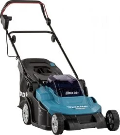 Makita - DLM432PT2 - 2x 18V - Accu - Grasmaaier - Set - 2x 5.0 Ah - Duolader -Tuingereedschap Winkel 1065x1200