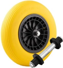 Merkloos Kruiwagenwiel Anti Lek - 4.80/4.00-8 - Massief PU Band - Lekvrij Wiel Met 130mm As - Kruiwagenband 4.80/400 Voor Kruiwagen -Tuingereedschap Winkel 1105x1200 3