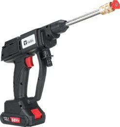 Merkloos Elektrische Accu-Hogedrukreiniger - 20Bar - Multifunctioneel Mondstuk - Draagbaar Oplaadbaar Snoerloos - Reinigingsspuitpistool - Met Rijke Accessoires - Voor Makita 18V-batterij - Voor Auto, Tuin, Terras, Raam (Zwart) -Tuingereedschap Winkel 1129x1200