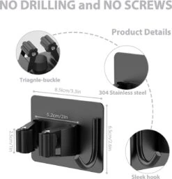 BOTC Bezemhouder - 4 Stuks - RVS - Bezem Ophangsysteem - Bezem Houder - Tuingereedschap - Zwart -Tuingereedschap Winkel 1153x1200