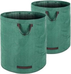 Gardebruk Tuinafvalzak - 2 Stuks 280L – 77x67cm/Opvouwbaar - Groen -Tuingereedschap Winkel 1155x1200 2