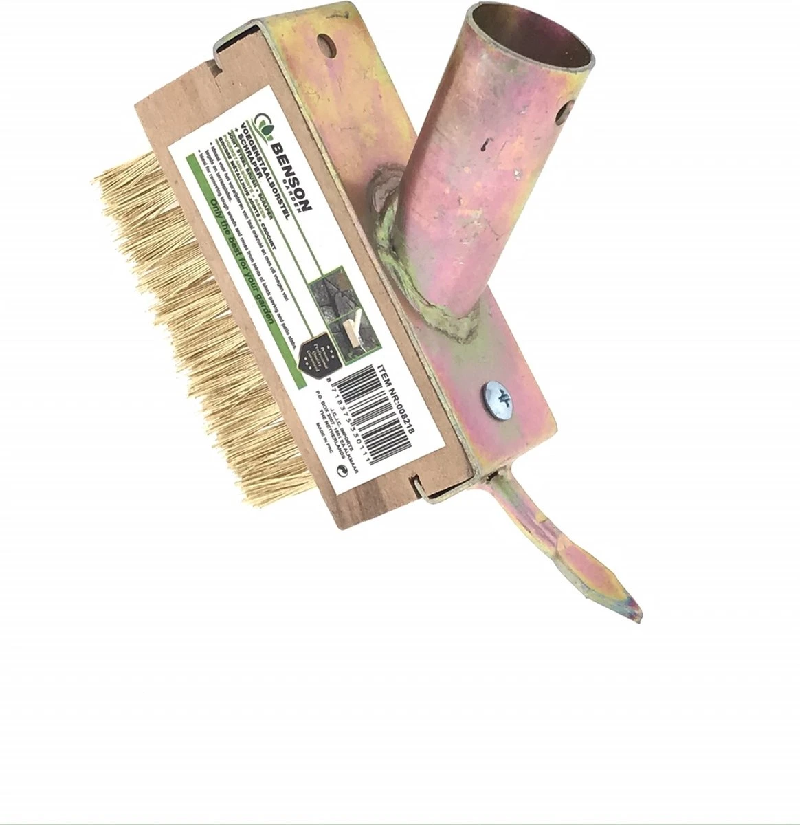 Benson Onkruidborstel - Voegenkrabber - Onkruidkrabber - Zonder Steel - Messing - Met Haak 7 Benson Onkruidborstel - Voegenkrabber - Onkruidkrabber - Zonder Steel - Messing - Met Haak - Afbeelding 7