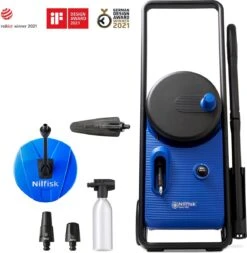 NILFISK CORE 140 POWER CONTROL PCA HOGEDRUKREINIGER 140 BAR SLANGHASPEL TERRASREINIGER WASBORSTEL REGELBARE WERKDRUK 5 JAAR GARANTIE -Tuingereedschap Winkel 1173x1200