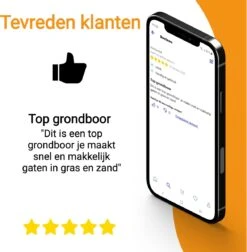 Grondboor Voor Boormachine - 8x25 Cm - Zwart -Tuingereedschap Winkel 1176x1200 3