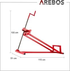 AREBOS Zitmaaierkrik Zitmaaier Kriksysteem Krik Hijstoestel Reinigingshulp 400kg -Tuingereedschap Winkel 1188x1200 5