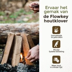 Flowkey® Houtklover XL - Houtsplijter Bijl - Houtkliever Kloofwig Gietijzer - Voor Hout & Aanmaakhout - Inclusief Gratis Hamer -Tuingereedschap Winkel 1196x1200