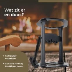Flowkey® Houtklover XL - Houtsplijter Bijl - Houtkliever Kloofwig Gietijzer - Voor Hout & Aanmaakhout - Inclusief Gratis Hamer -Tuingereedschap Winkel 1199x1200 8