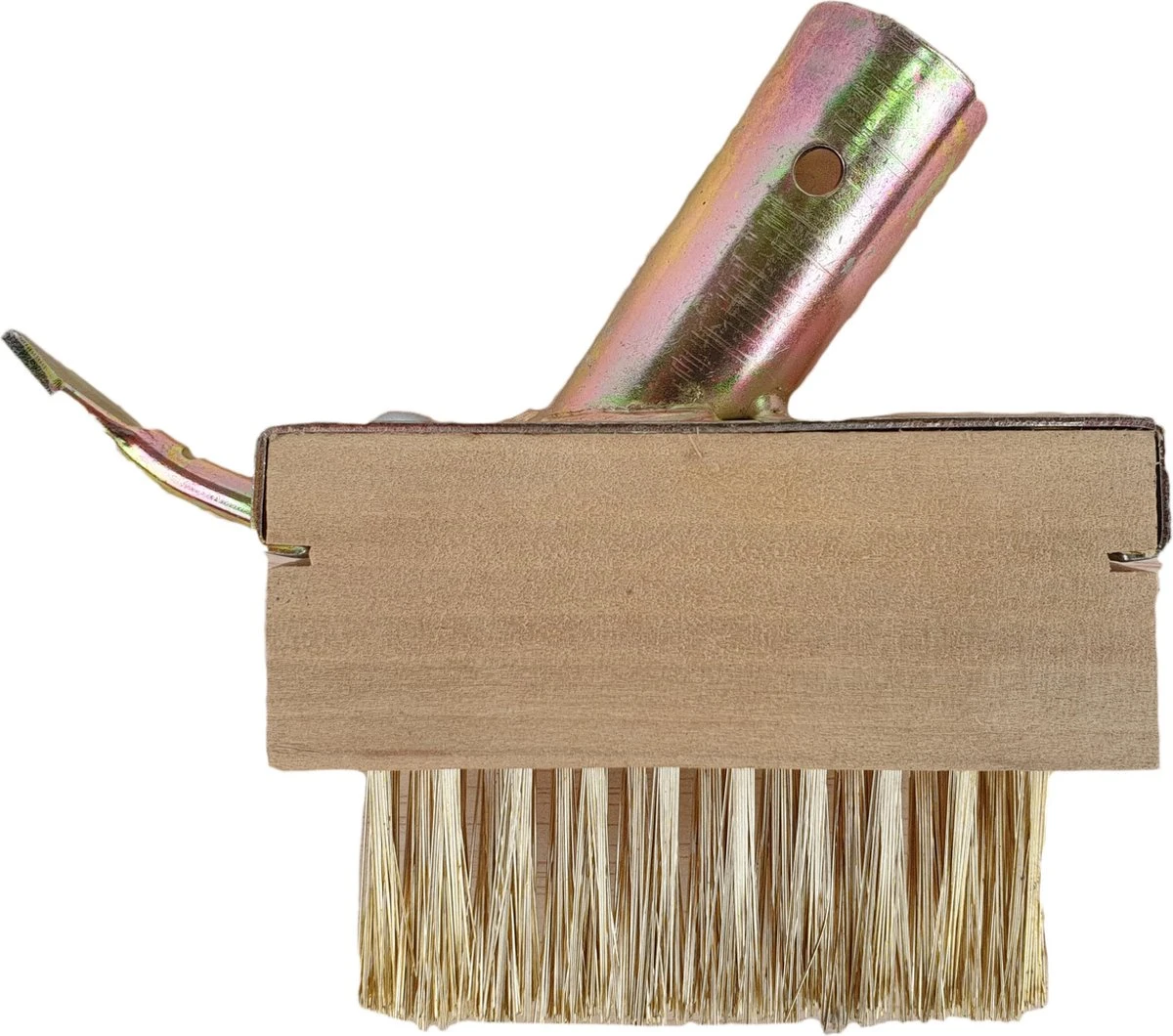 Benson Onkruidborstel - Voegenkrabber - Onkruidkrabber - Zonder Steel - Messing - Met Haak 3 Benson Onkruidborstel - Voegenkrabber - Onkruidkrabber - Zonder Steel - Messing - Met Haak - Afbeelding 3