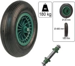 Kruiwagen Wiel 4.00 - 8 Luchtband Lijnprofiel - Asdiameter 20mm -Tuingereedschap Winkel 1200x1062 1