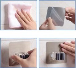 Bezem Houder - Zelfklevend - Zilverkleurig -Tuingereedschap Winkel 1200x1068