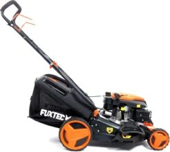 FUXTEC Grasmaaier Benzine - 46cm - Zelfrijdend / Zelftrekkend / Achterwielaandrijving - Mulchfunctie - Opvangbak 50L - FX-RM4646 -Tuingereedschap Winkel 1200x1074