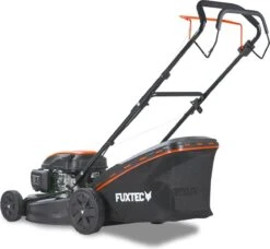 FUXTEC Grasmaaier Benzine - 51cm - 4-takt - 170cc - Zelfrijdend / Zelftrekkend /achterwielaandrijving - Mulchfunctie - Opvangbak 60L - FX-RM5170 -Tuingereedschap Winkel 1200x1109 1