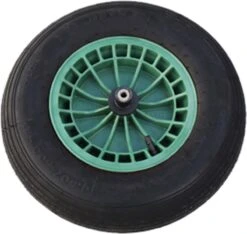 FORT 2PLy Kruiwagenwiel 400x100mm, Kunststof Velg, Kleur Groen, Luchtband 5 FORT 2PLy Kruiwagenwiel 400x100mm, Kunststof Velg, Kleur Groen, Luchtband -Tuingereedschap Winkel 1200x1138 3