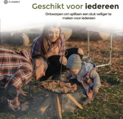 Flowkey® Houtklover XL - Houtsplijter Bijl - Houtkliever Kloofwig Gietijzer - Voor Hout & Aanmaakhout - Inclusief Gratis Bevestigingsset -Tuingereedschap Winkel 1200x1158