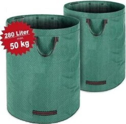 Gardebruk Tuinafvalzak - 2 Stuks 280L – 77x67cm/Opvouwbaar - Groen -Tuingereedschap Winkel 1200x1175 4