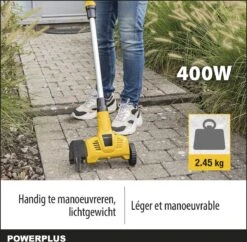 Powerplus POWXG6650 Onkruidkrabber - 110mm - 400w - Molecule -Tuingereedschap Winkel 1200x1177 10
