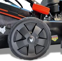 FUXTEC Grasmaaier Benzine - 51cm - 4-takt - 170cc - Zelfrijdend / Zelftrekkend /achterwielaandrijving - Mulchfunctie - Opvangbak 60L - FX-RM5170 -Tuingereedschap Winkel 1200x1177 4