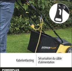 Powerplus POWXG7513 Elektrische Verticuteermachine - Mos Verwijderaar - 1400W - 320mm Maaibreedte - 45L Opvangbak - Incl. Gazonbeluchter/grasbeluchter -Tuingereedschap Winkel 1200x1177 6