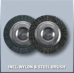 Einhell Accu Voegenreiniger GE-CC 18 Li-Solo Power X-Change (Li-Ion - 18 V - 1200 T/min - Borsteldiameter 10 Cm - Incl. Staal- En Nylonborstel - Zonder Accu En Lader) -Tuingereedschap Winkel 1200x1187 7