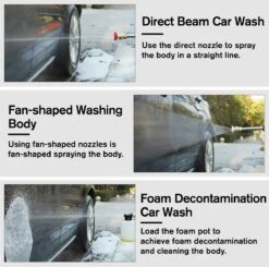 Merkloos Drillpro Elektrische Accu - Hogedrukreiniger - 30Bar - Multifunctioneel Mondstuk - Draagbaar Oplaadbaar Snoerloos - Zwart -Tuingereedschap Winkel 1200x1191 3