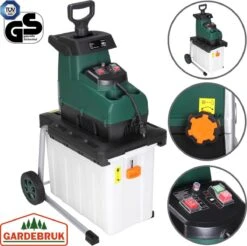 Gardebruk Hakselaar Elektrisch 2800W - 45mm Takdikte - Opvangbak 60 L -Tuingereedschap Winkel 1200x1197 18