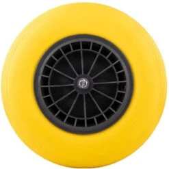 Merkloos Anti Lek Kruiwagenwiel 4.80/4.00-8 | Met As | Geel -Tuingereedschap Winkel 1200x1198 12