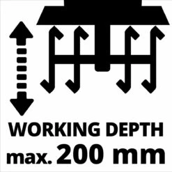 Einhell Accu Grondfrees GE-CR 30 Li-Solo Power X-Change (Li-Ion - 36 V - 30 Cm Werkbreedte - 20 Cm Werkdiepte - Robuuste Hakmessen - 2-punts Veiligheidsschakelaar - Zonder Accu En Lader) -Tuingereedschap Winkel 1200x1198 5
