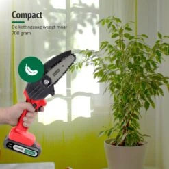 Mardin Mini Kettingzaag - Snoeizaag - Kettingzaag - Kettingzaag Electrisch Met 2 Accu - Inclusief Koffer - 1 Extra Accu - Rood -Tuingereedschap Winkel 1200x1199 1
