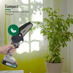Mardin Mini Kettingzaag - Snoeizaag - Kettingzaag - Kettingzaag Electrisch Met 2 Accu - Inclusief Koffer - 1 Extra Accu - Grijs -Tuingereedschap Winkel 1200x1199