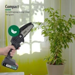 Mardin Mini Kettingzaag - Snoeizaag - Kettingzaag - Kettingzaag Electrisch Met 2 Accu - Inclusief Koffer - 1 Extra Accu - Zwart -Tuingereedschap Winkel 1200x1199 6
