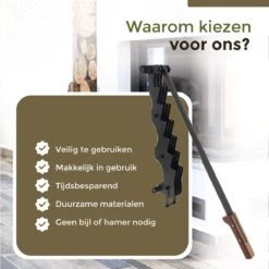 Flowkey® Houtklover XL - Houtsplijter Bijl - Houtkliever Kloofwig Gietijzer - Voor Hout & Aanmaakhout - Inclusief Gratis Bevestigingsset -Tuingereedschap Winkel 1200x1199 8