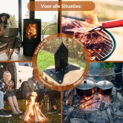 Miseru Houtklover – Geen Bijl Nodig – No Axe - Houtsplijter – Houtkliever – HANDMADE In Holland - Houtklover Voor Aanmaakhout – Metaal -Tuingereedschap Winkel 1200x1200 102