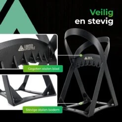 Lighted Lifestyle™| Houtklover Voor Aanmaakhout Incl. Kloofhamer - Houtsplijter - Houtkliever - Snel Haardhout - Gietijzer - Incl. Schroeven -Tuingereedschap Winkel 1200x1200 192