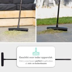 CLEANLY® Rubberen Bezem Met Vloerwisser - Kappersbezem - Zachte Bezem Binnen & Buiten - Vloertrekker Met Steel - 68-150 Cm 16 CLEANLY® Rubberen Bezem Met Vloerwisser - Kappersbezem - Zachte Bezem Binnen & Buiten - Vloertrekker Met Steel - 68-150 Cm -Tuingereedschap Winkel 1200x1200 218