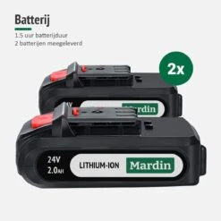 Mardin Mini Kettingzaag - Snoeizaag - Kettingzaag - Kettingzaag Electrisch Met 2 Accu - Inclusief Koffer - 1 Extra Accu - Rood -Tuingereedschap Winkel 1200x1200 23