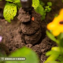 Merkloos Grondboor Voor Planten - 25 CM - Palenboor - Moestuin - Bollenplanter - Zwart -Tuingereedschap Winkel 1200x1200 266