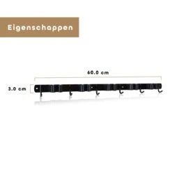 Bezem Ophangsysteem – Bezemhouder – Tuingereedschap – RVS – 5 Houders – 6 Haken - BAULK® -Tuingereedschap Winkel 1200x1200 283
