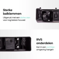 CLEANLY® Bezemhouder - Ophangsysteem Voor Tuingereedschap - Bezem Ophangsysteem - Gereedschapshouder Met Ophanghaken - ABS -Tuingereedschap Winkel 1200x1200 346