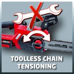 Einhell Accu Kettingzaag GE-LC 18 Li Kit (1x3,0Ah) Power X-Change (Li-Ion - 18 V - 25 Cm Zwaardlengte - 23 Cm Snijlengte - Terugslagbescherming - Kettingvangbout - Incl. 3,0 Ah Accu En Lader) -Tuingereedschap Winkel 1200x1200 47