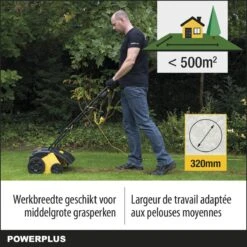 Powerplus POWXG7513 Elektrische Verticuteermachine - Mos Verwijderaar - 1400W - 320mm Maaibreedte - 45L Opvangbak - Incl. Gazonbeluchter/grasbeluchter -Tuingereedschap Winkel 1200x1200 478