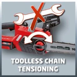 Einhell Accu Kettingzaag GE-LC 18 Li Kit (1x3,0Ah) Power X-Change (Li-Ion - 18 V - 25 Cm Zwaardlengte - 23 Cm Snijlengte - Terugslagbescherming - Kettingvangbout - Incl. 3,0 Ah Accu En Lader) -Tuingereedschap Winkel 1200x1200 51