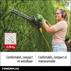 Powerplus POWEG40100 Elektrische Heggenschaar - 550W - Snoeien En Knippen - Zwaardlengte 560mm - Mesafstand 16mm - Haagschaar Voor Tuinonderhoud -Tuingereedschap Winkel 1200x1200 622