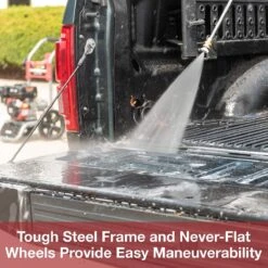 Powertech Professionele Hogedrukreiniger Op Benzine - 6.5 PK - 3600 PSI - 220 Bar - Hogedrukreiniger Auto - Terrasreiniger - Oppervlaktereiniger - Autoreiniger - Zwembadreiniger - 5 Snelkoppelstukken- Zwart / Rood -Tuingereedschap Winkel 1200x1200 675