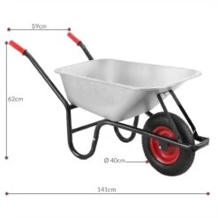 Gardebruk Kruiwagen 100L - Luchtband - 250kg Draagkracht Zilver 15 Gardebruk Kruiwagen 100L - Luchtband - 250kg Draagkracht Zilver -Tuingereedschap Winkel 1200x1200 707