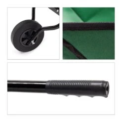 Relaxdays Kruiwagen Opvouwbaar - Inklapbare Tuinwagen - Vouwkruiwagen - Groen - 50 L -Tuingereedschap Winkel 1200x1200 747