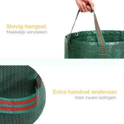 Goliving Tuinafvalzak - Set Van 2- Tuinafvalzakken Opvouwbaar - Tuinzak - Tuinafvalemmer - 2x 280 Liter - Groen 15 Goliving Tuinafvalzak - Set Van 2- Tuinafvalzakken Opvouwbaar - Tuinzak - Tuinafvalemmer - 2x 280 Liter - Groen -Tuingereedschap Winkel 1200x1200 770