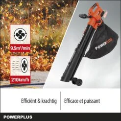 Powerplus Dual Power POWDPG75270 Bladblazer - Bladzuiger En -versnipperaar - Brushless - Blazen - Zuigen - Versnipperen - Excl. Accu En Lader - Incl. Opvangzak 45L -Tuingereedschap Winkel 1200x1200 792